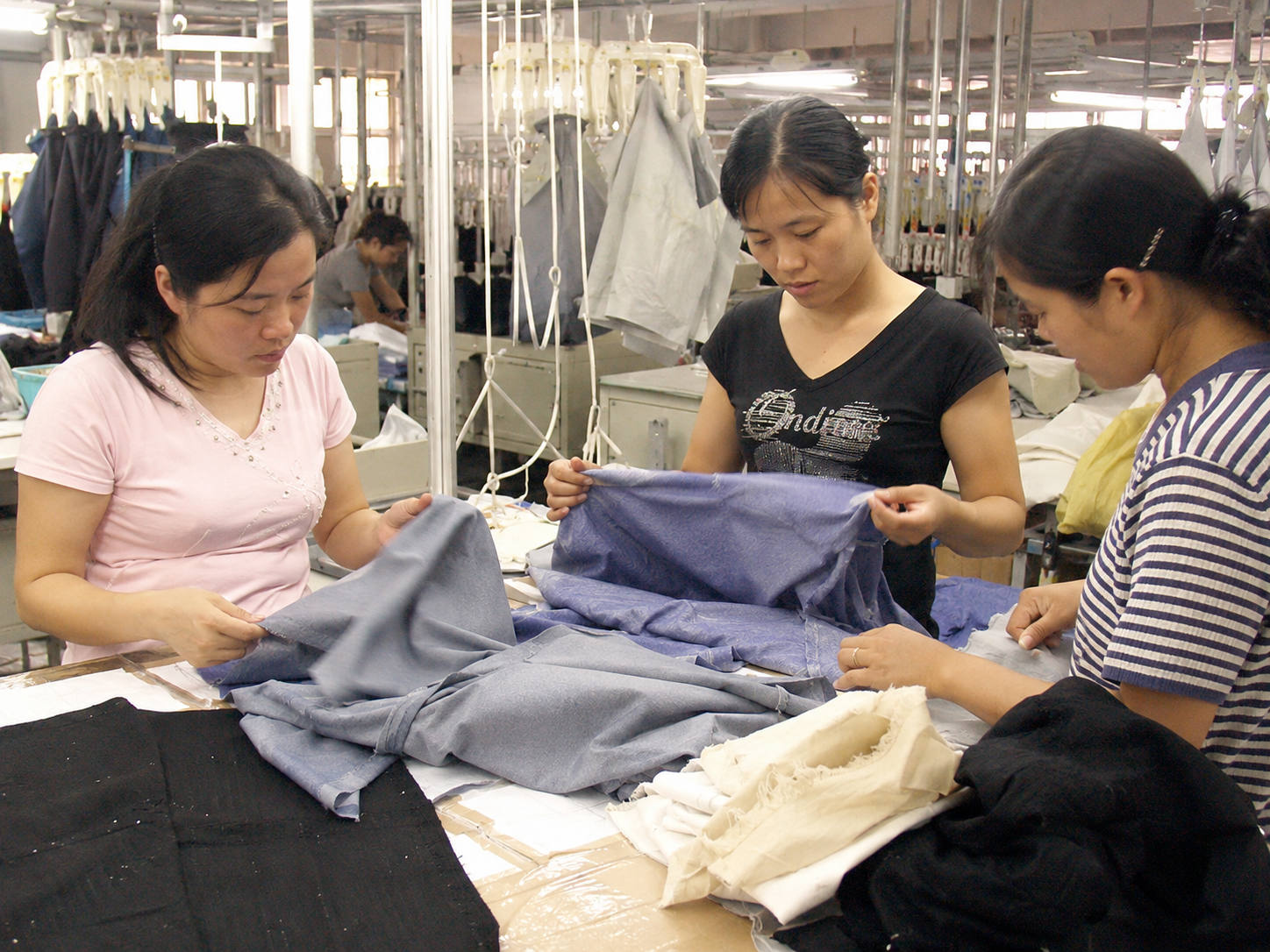 Fabric selection factory process