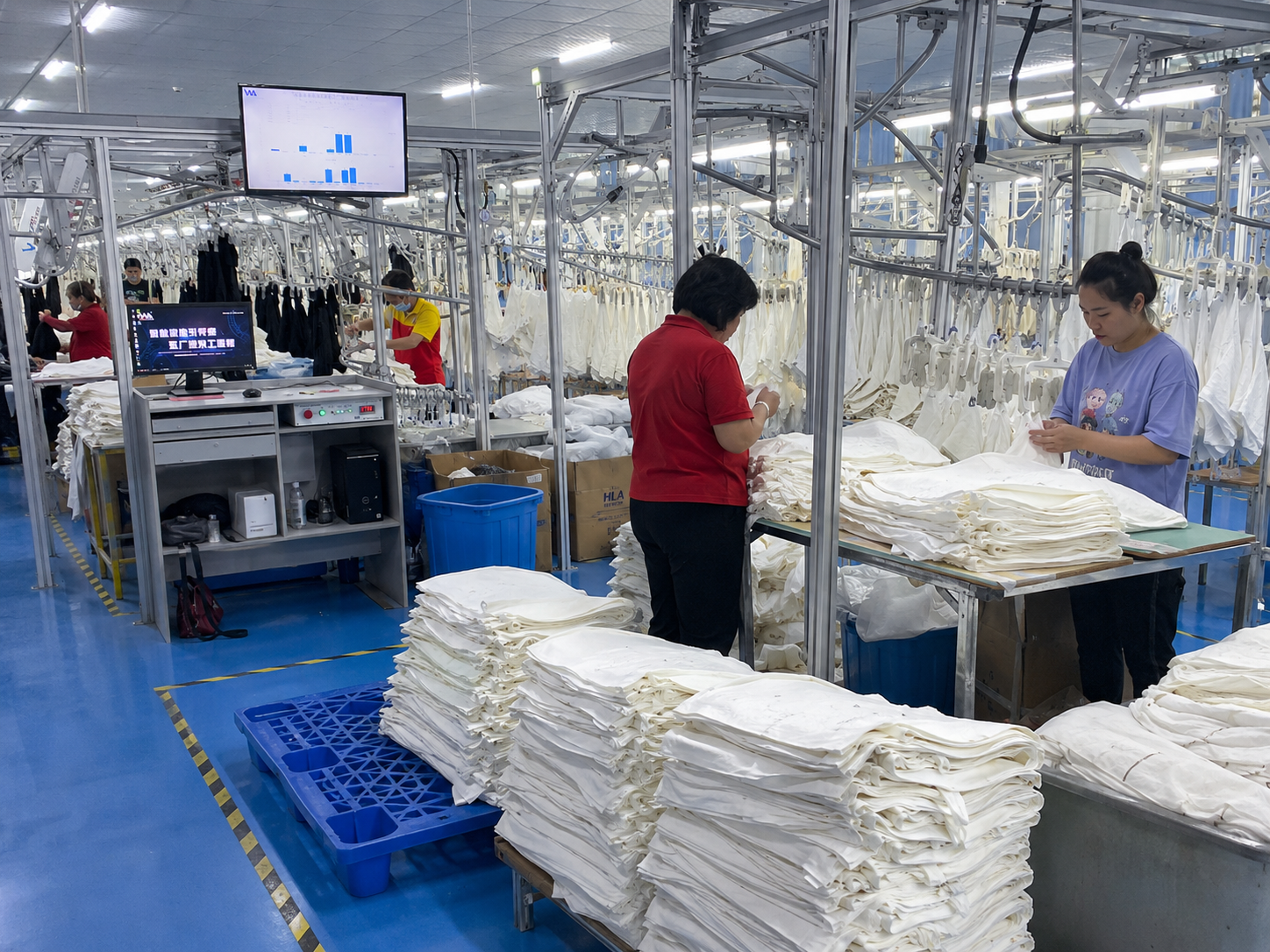 Quality checking factory process