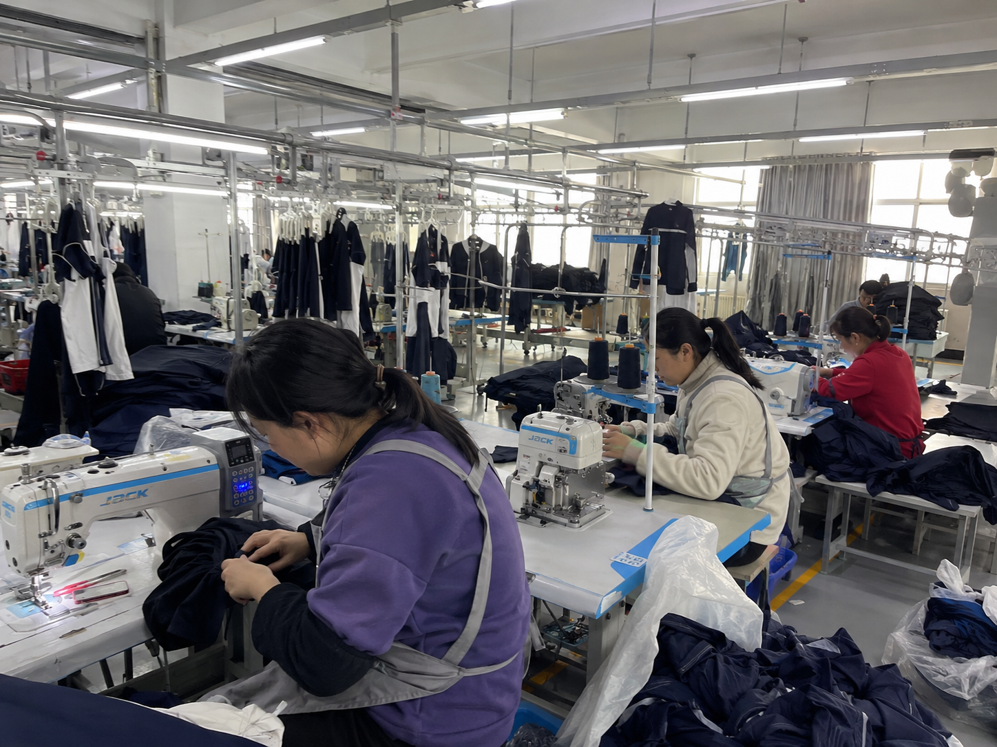 Sewing factory process