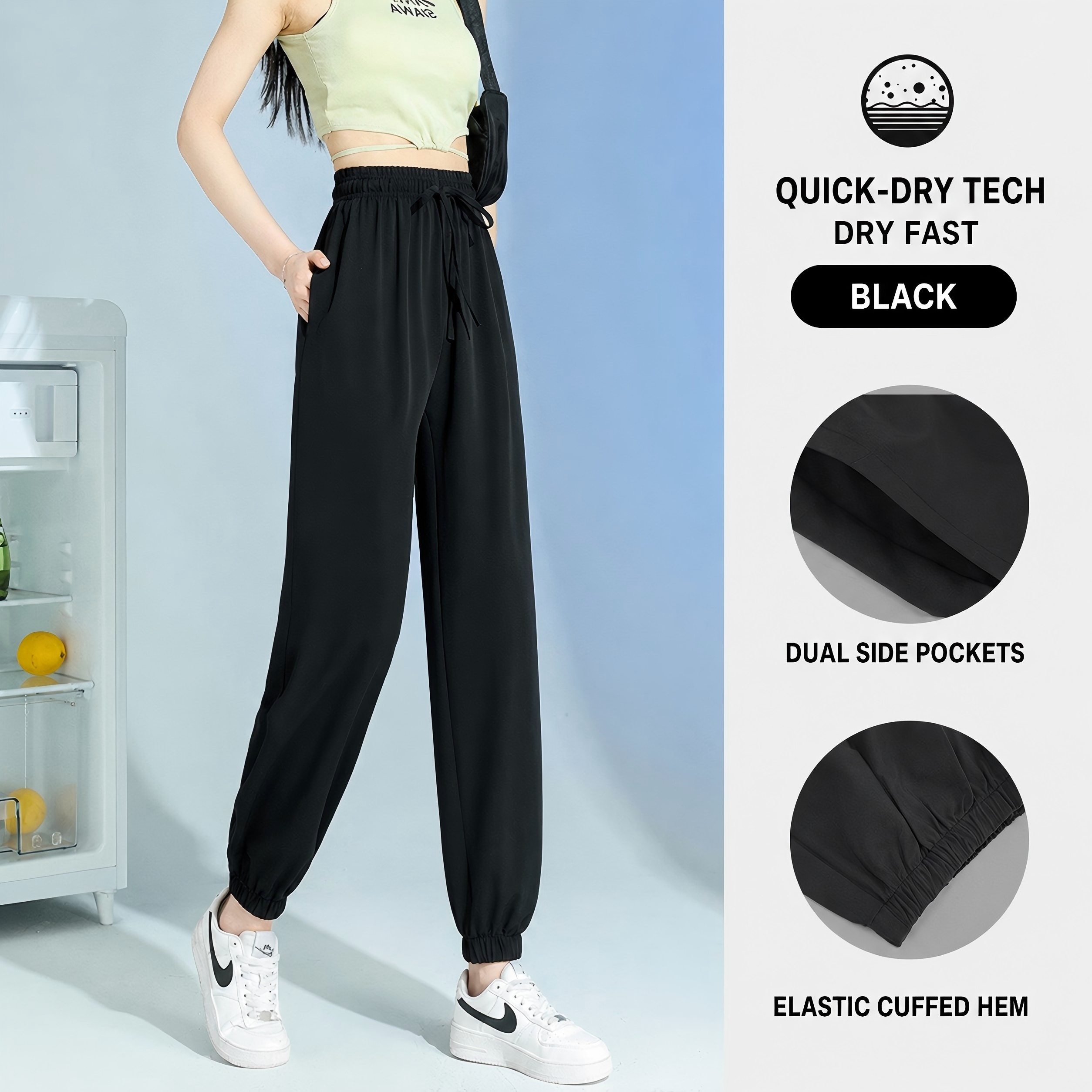 K23-600 FlexMove Athletic Wide-Leg Pants image 1