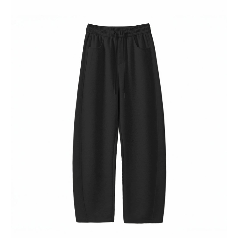 K26-621 CloudSoft Cotton Wide-Leg Curved Pants image 2