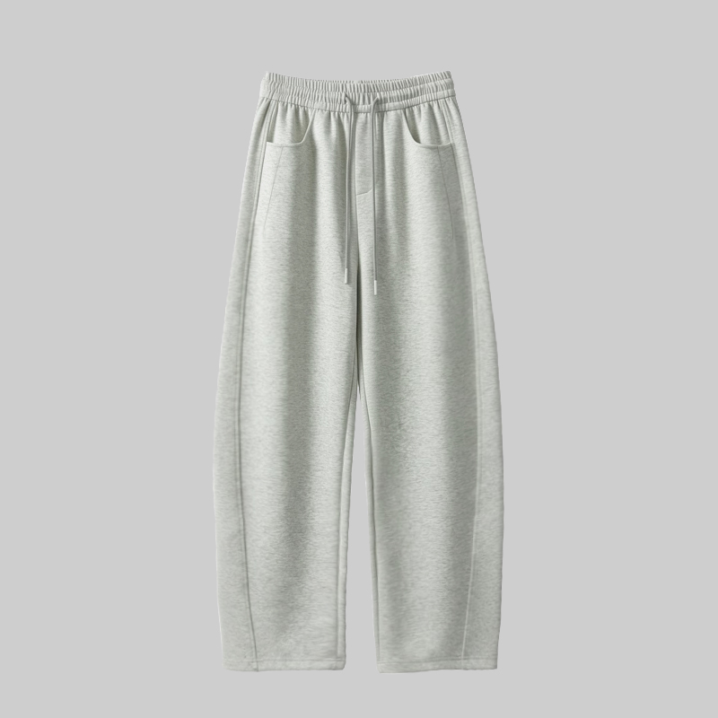 K26-621 CloudSoft Cotton Wide-Leg Curved Pants image 4